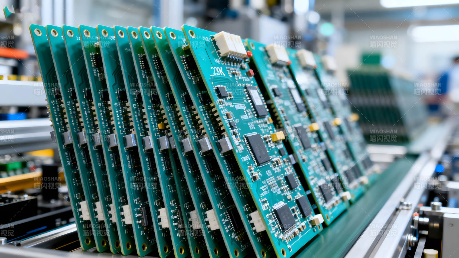 电路板生产流水线图片