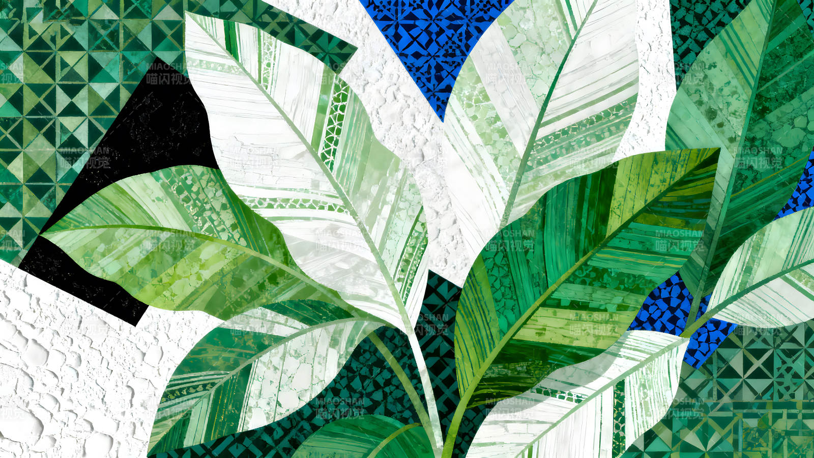 抽象植物艺术作品图片