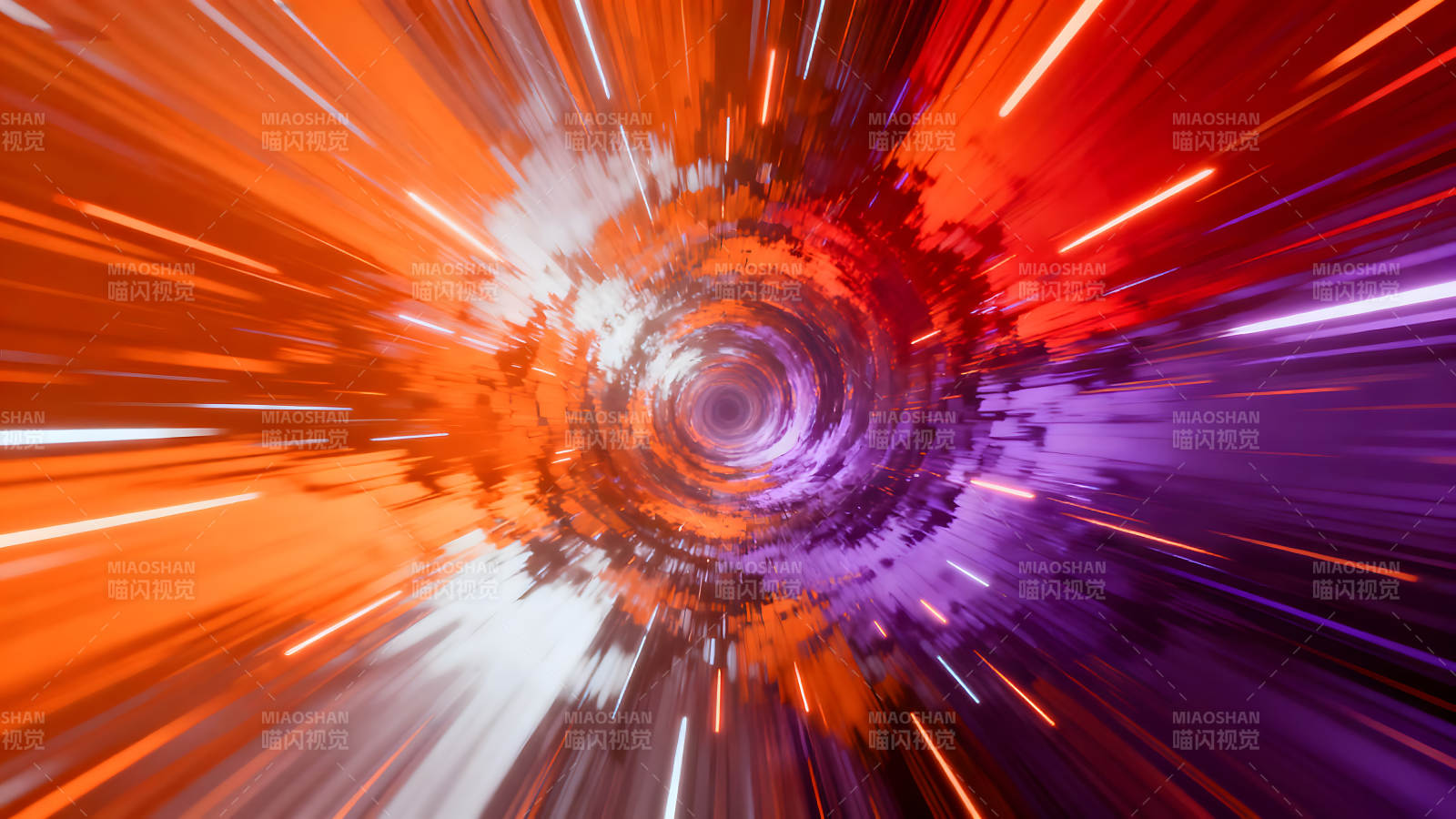 抽象漩涡色彩迷幻时空隧道图片