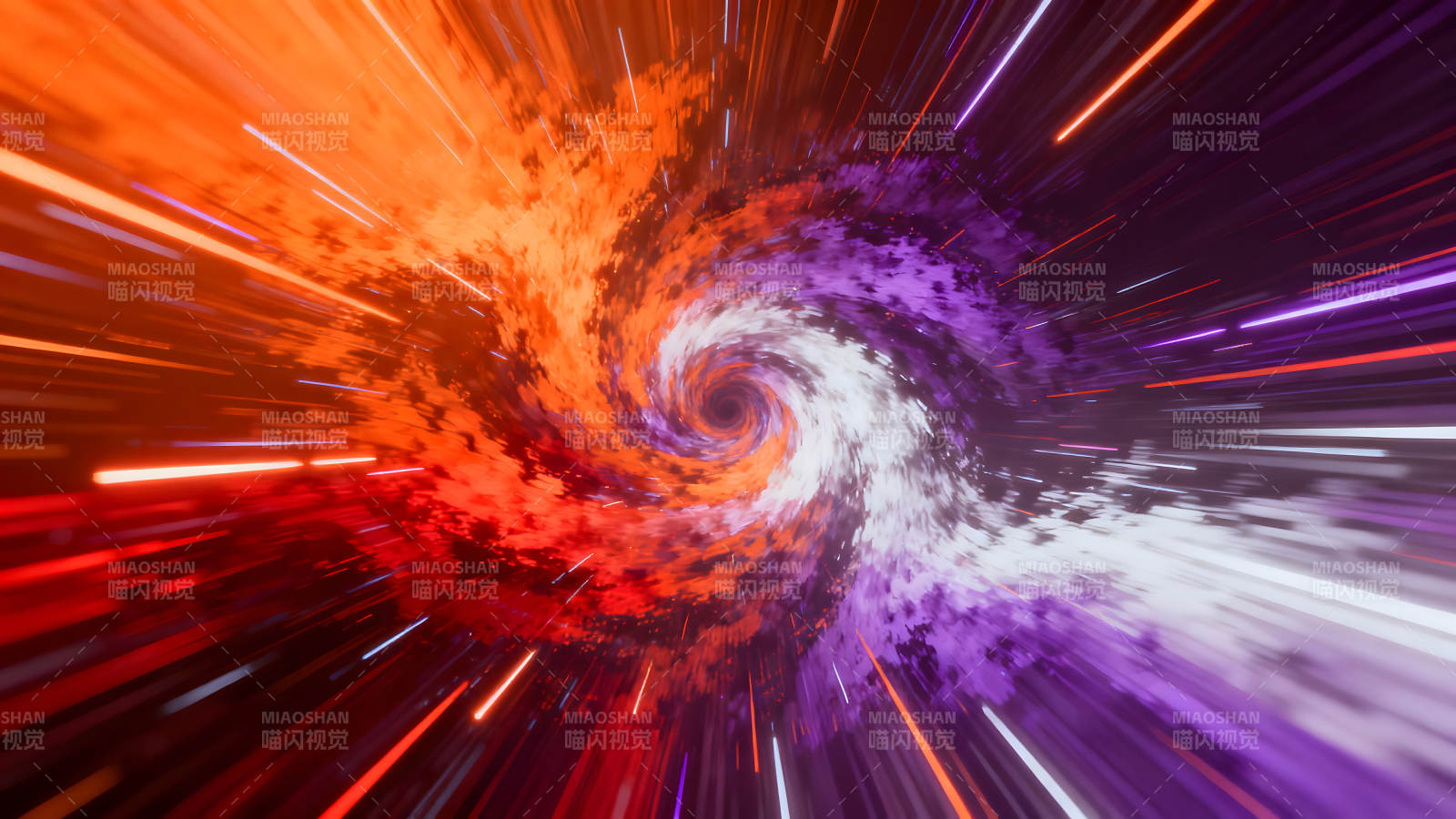 色彩漩涡穿越时空图片