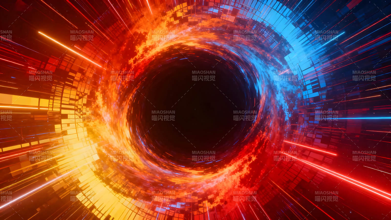 抽象黑洞视觉特效图片