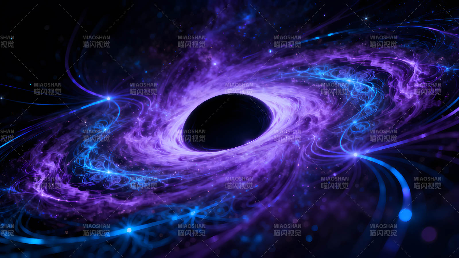 绚丽的宇宙黑洞奇观景象图片