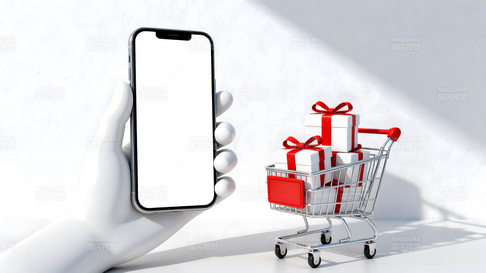 手机购物礼品车购物图片