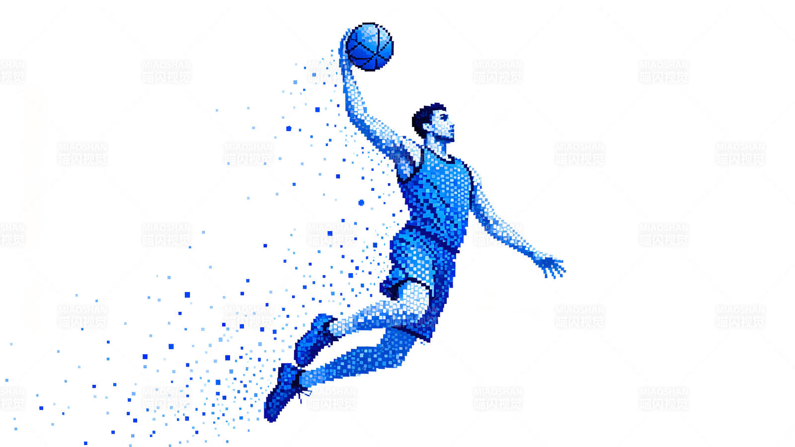 篮球运动员像素风格图片图片
