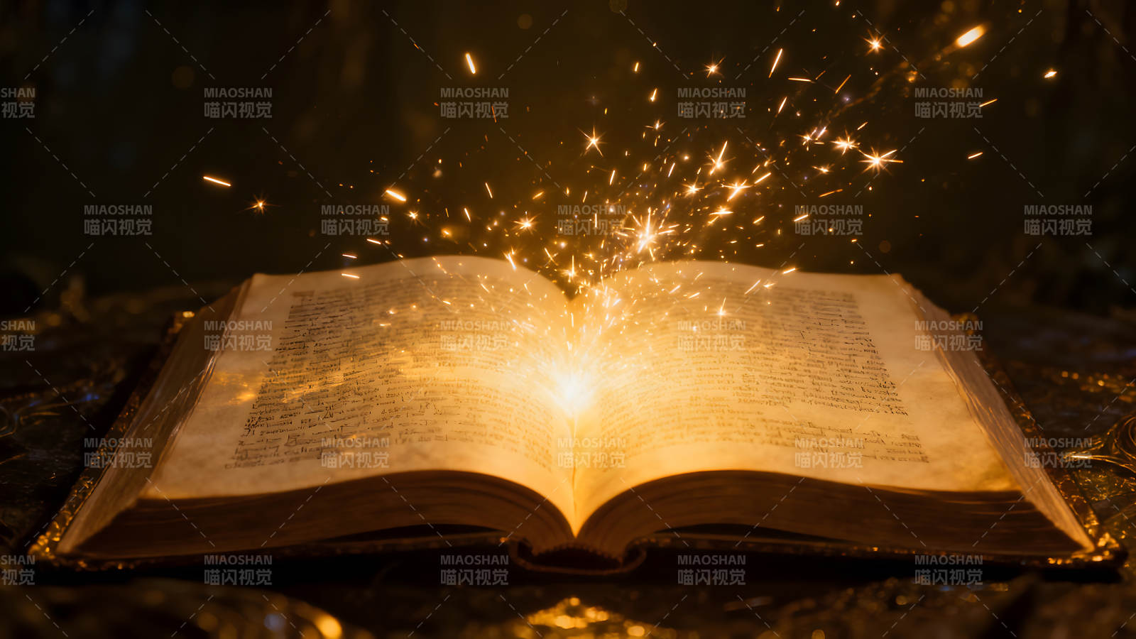 魔法书绽放光芒图片
