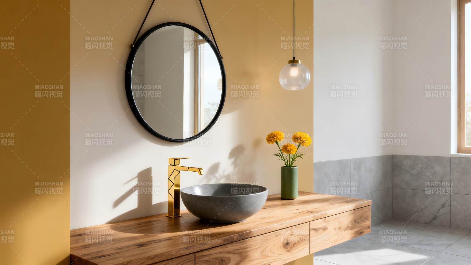 现代风格的浴室设计图片