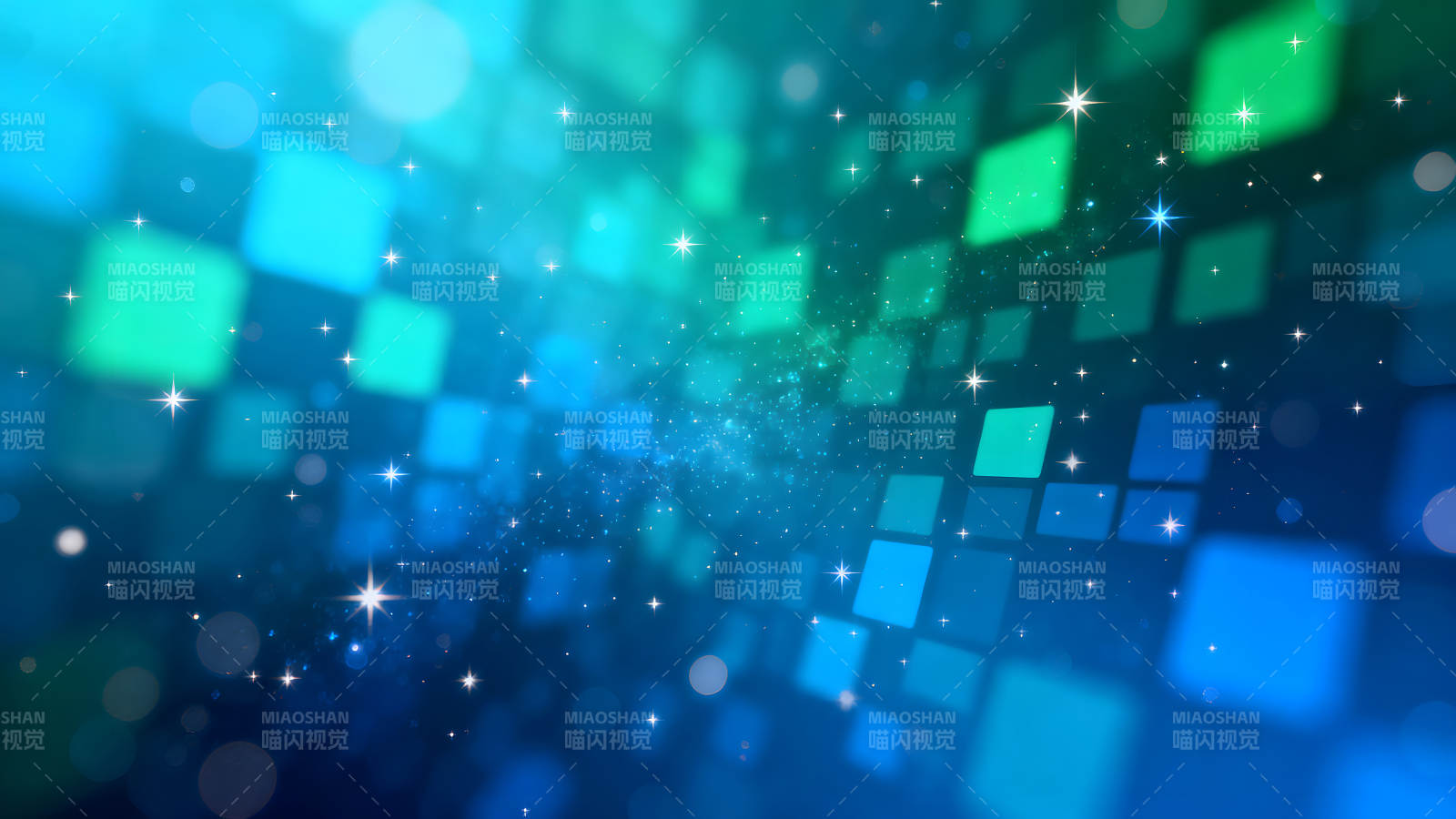 蓝色渐变背景星光闪耀图片