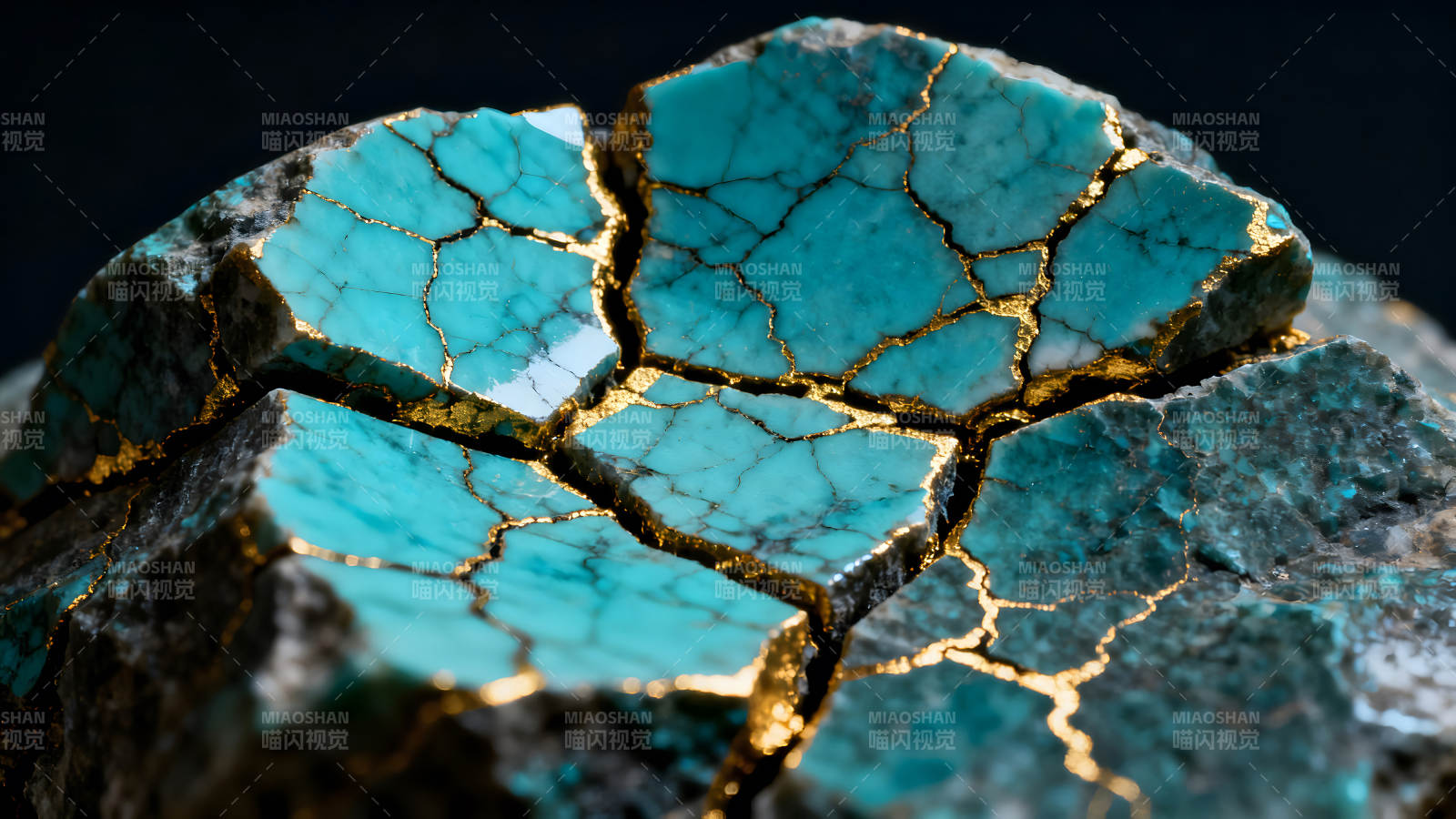 翠绿宝石金线修复图片