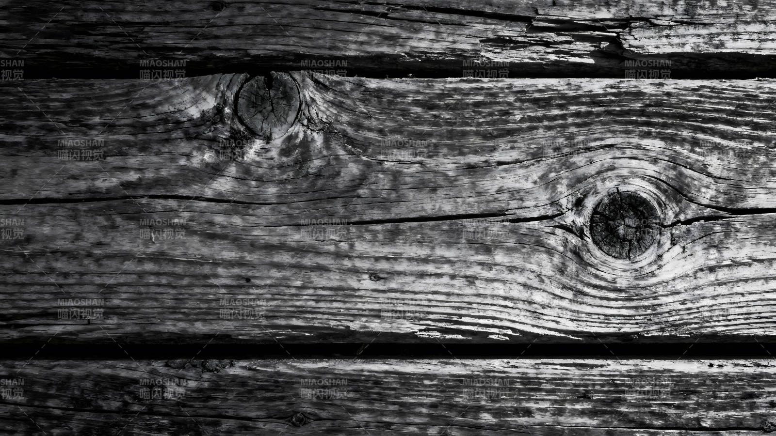 木质纹理黑白特写图片
