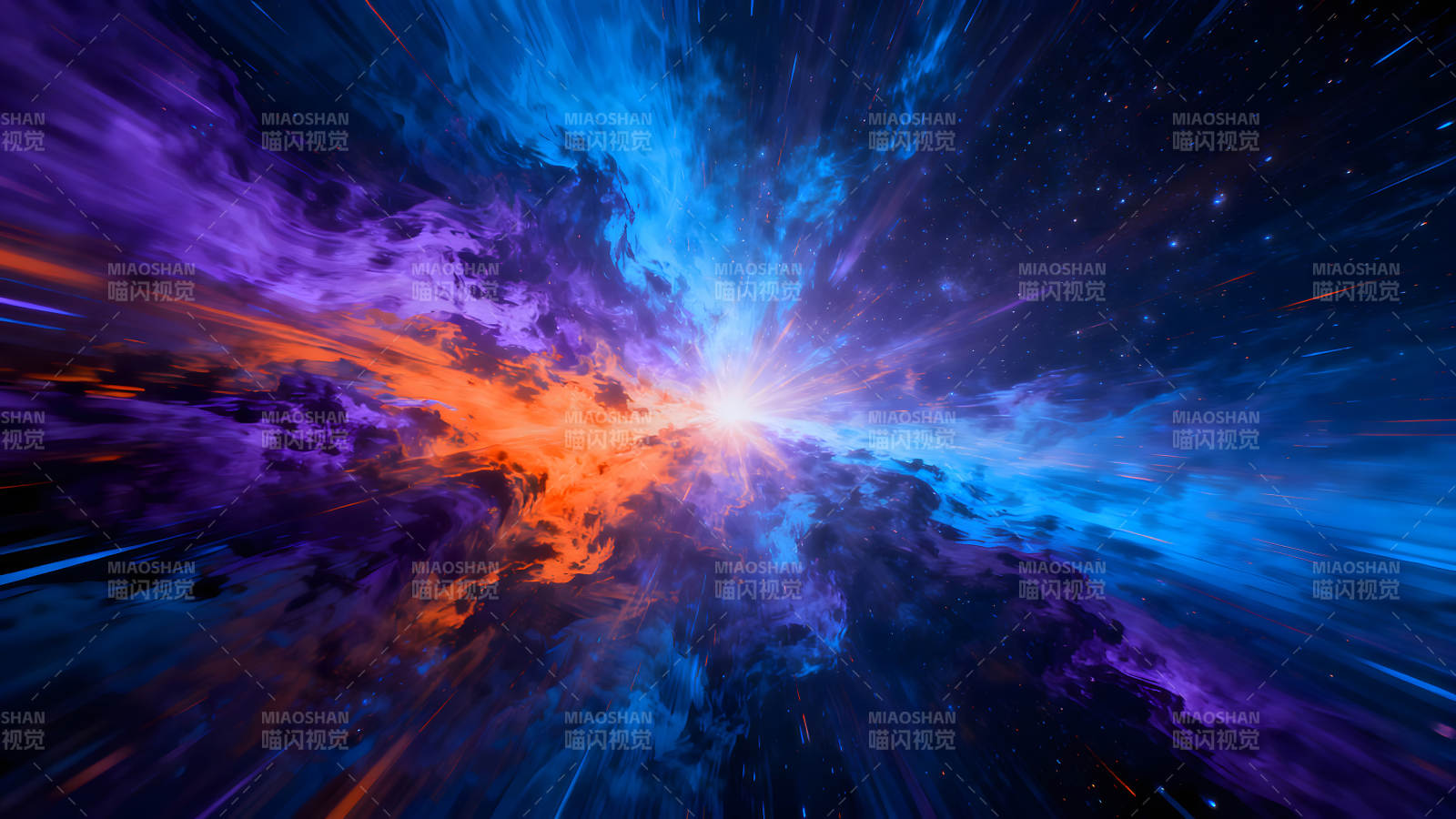 宇宙爆炸般的绚丽色彩图片