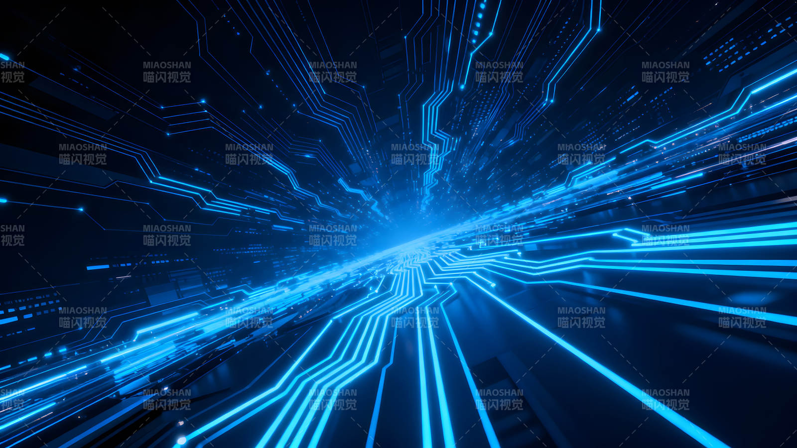 电路蓝光科技感未来图片