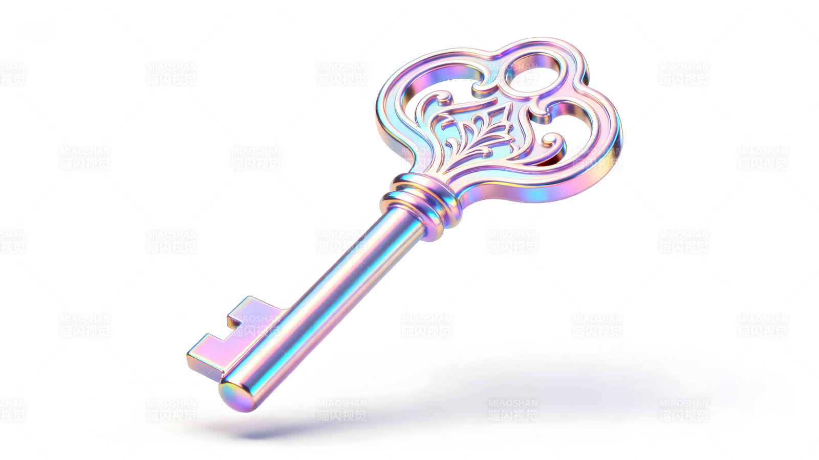 金属彩色钥匙设计艺术图片