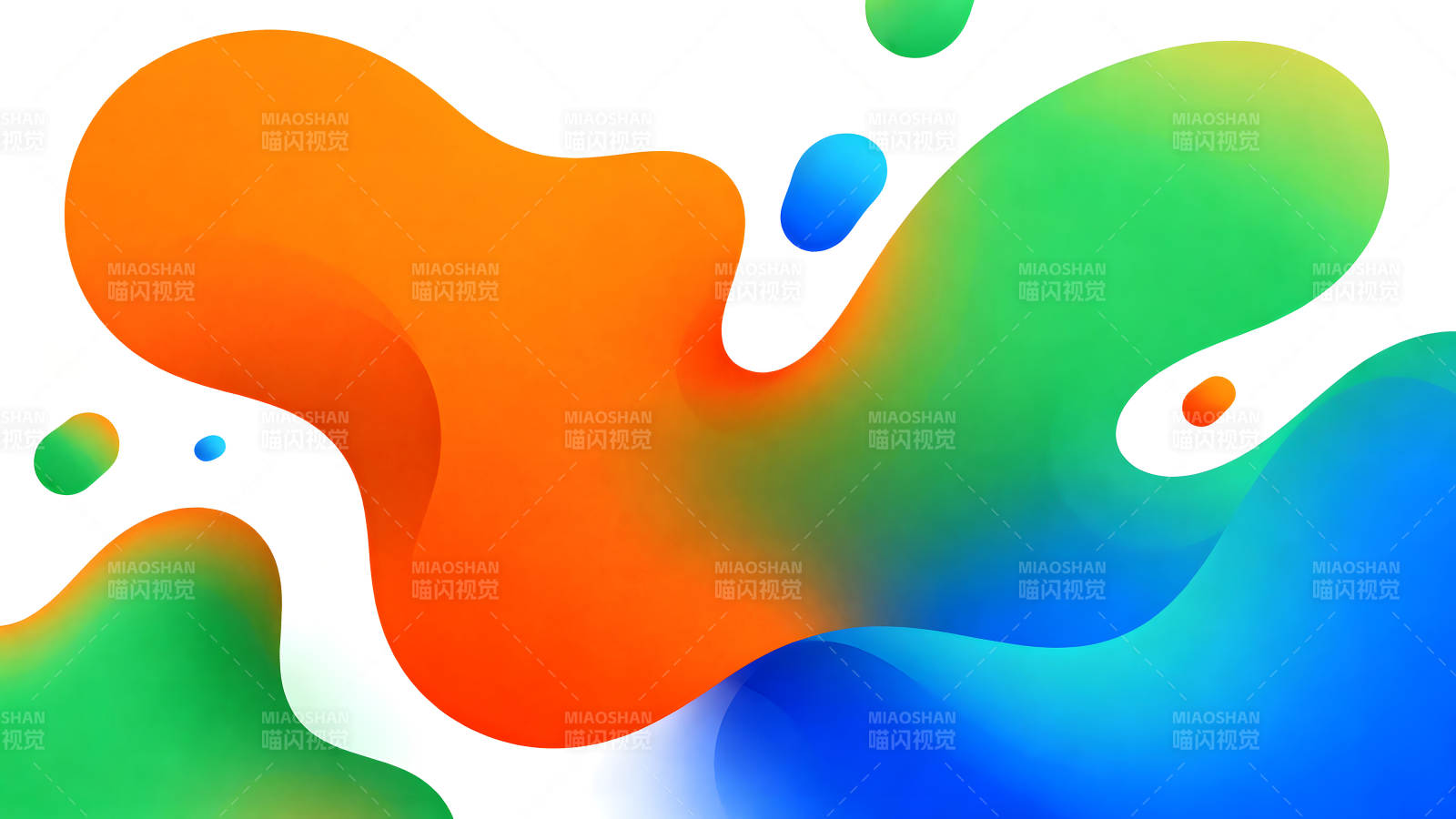 抽象水滴彩色背景图片