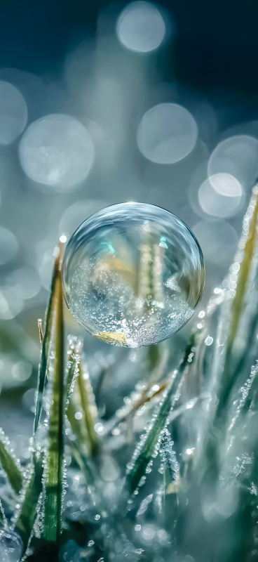 白露节气背景晨露晶莹图片