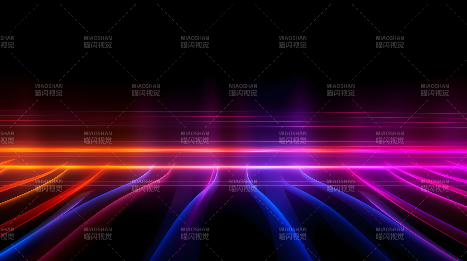 霓虹光影交错图片