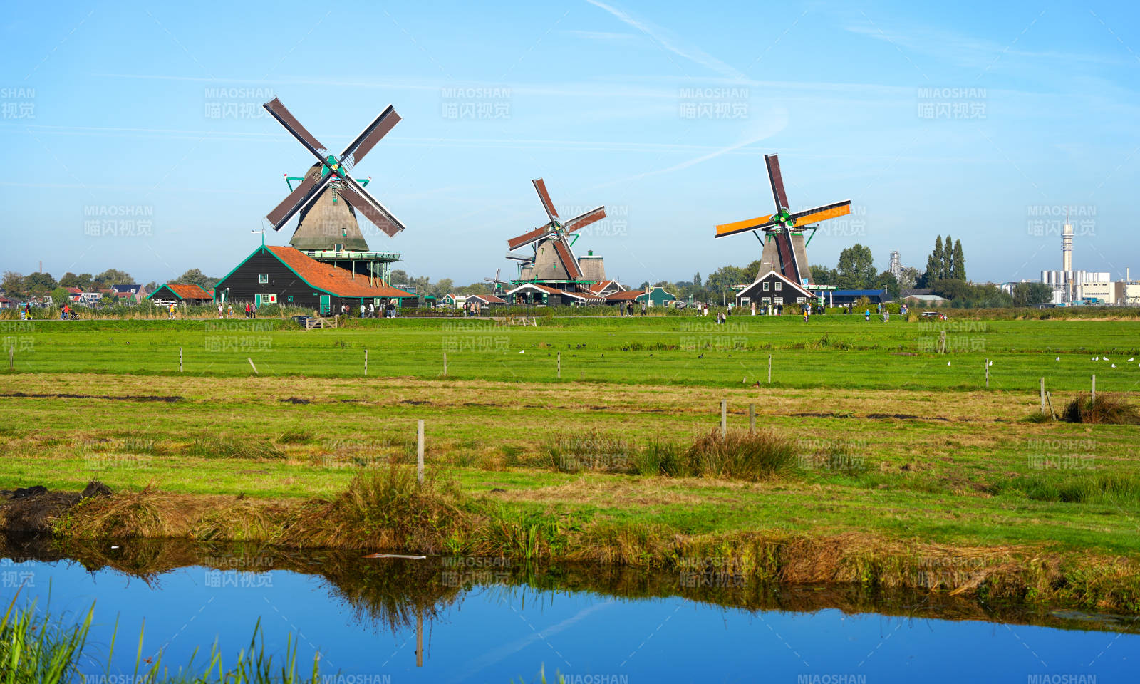 荷兰田园风光图片