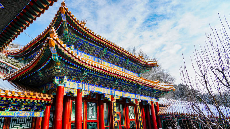 颐和园古建筑之美图片