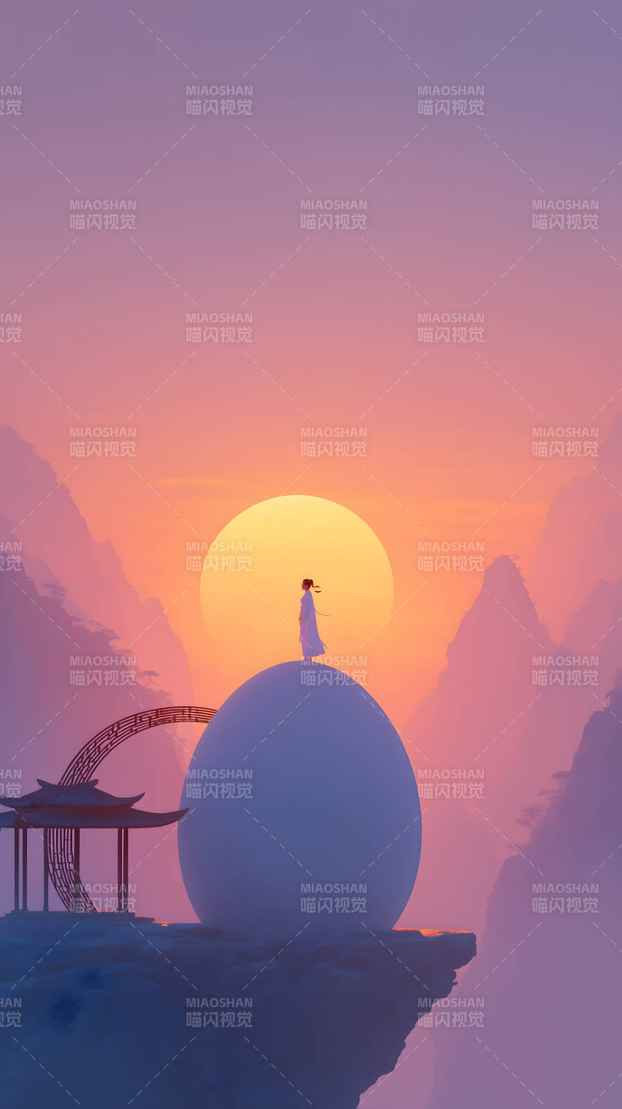 东方韵味山水画意境唯美图片