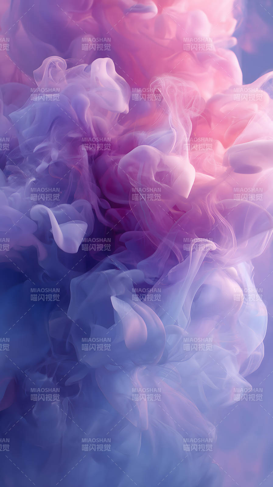 梦幻烟雾渲染迷人色彩图片