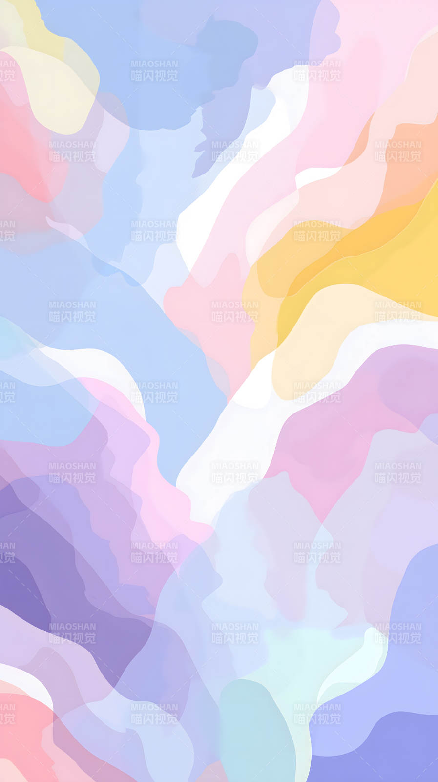 水彩晕染抽象背景色块图片