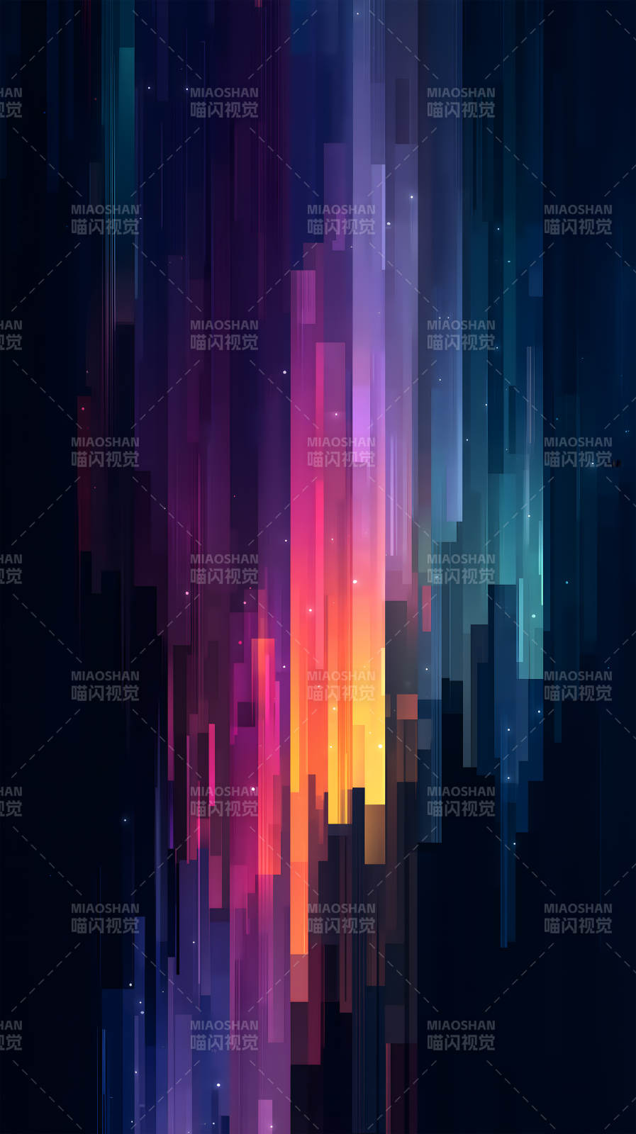 绚丽光柱背景抽象艺术图片