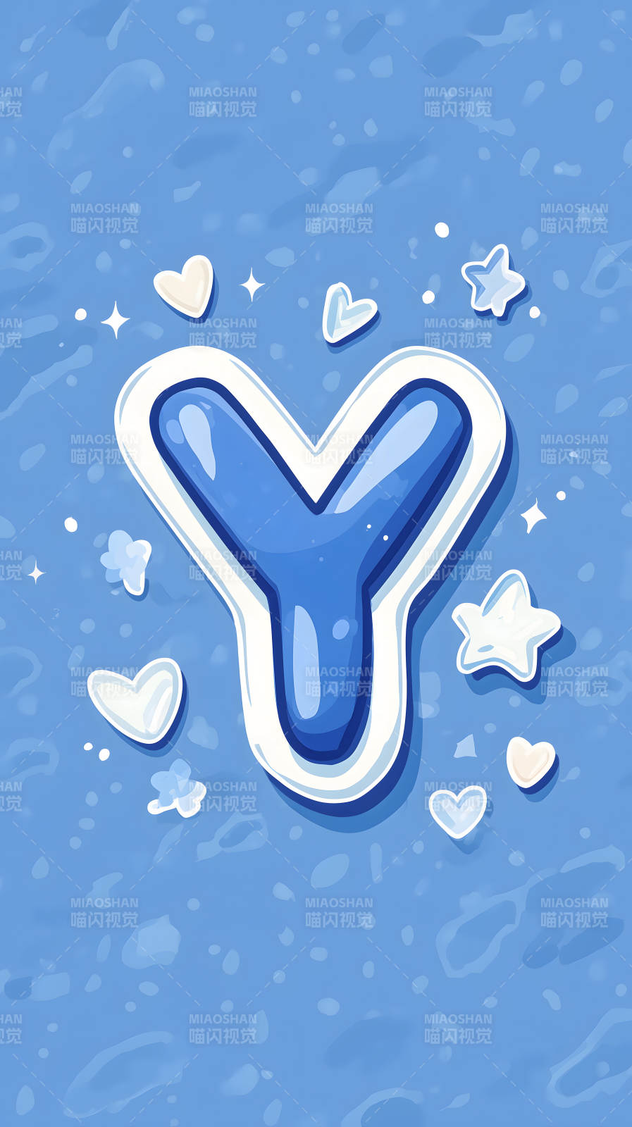可爱卡通字母Y装饰图片