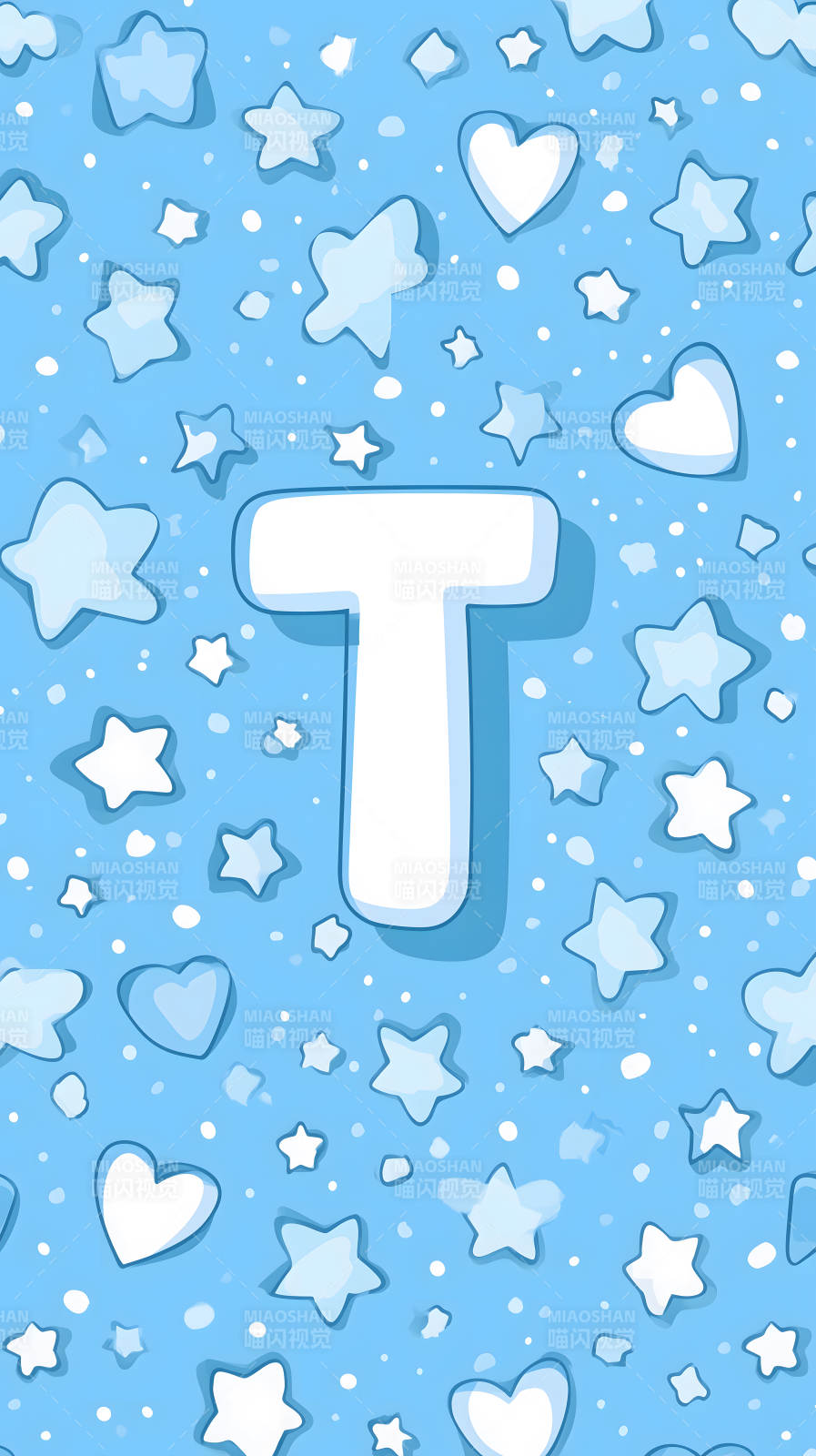 可爱字母T背景图图片