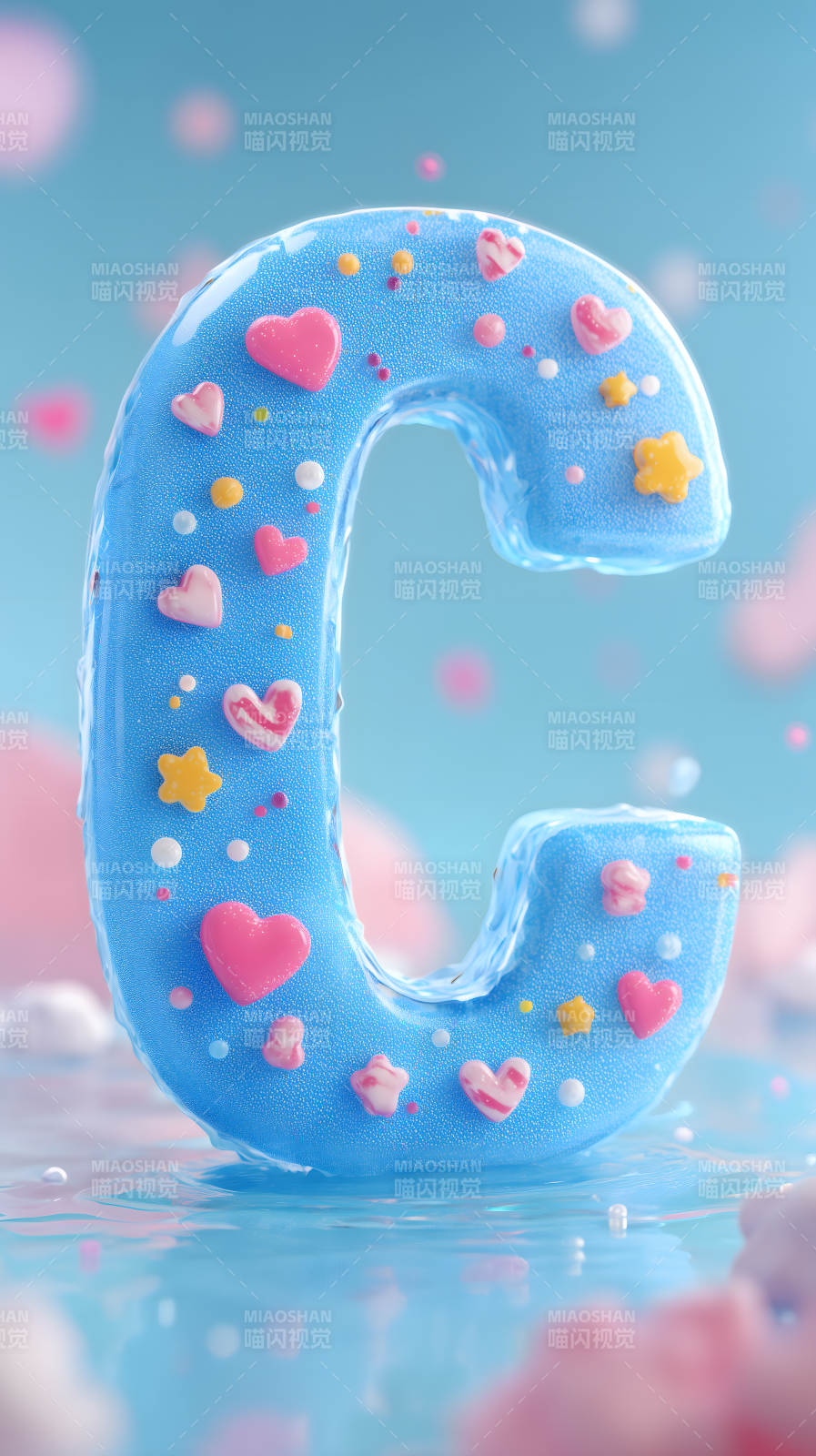 梦幻甜品字母C图片