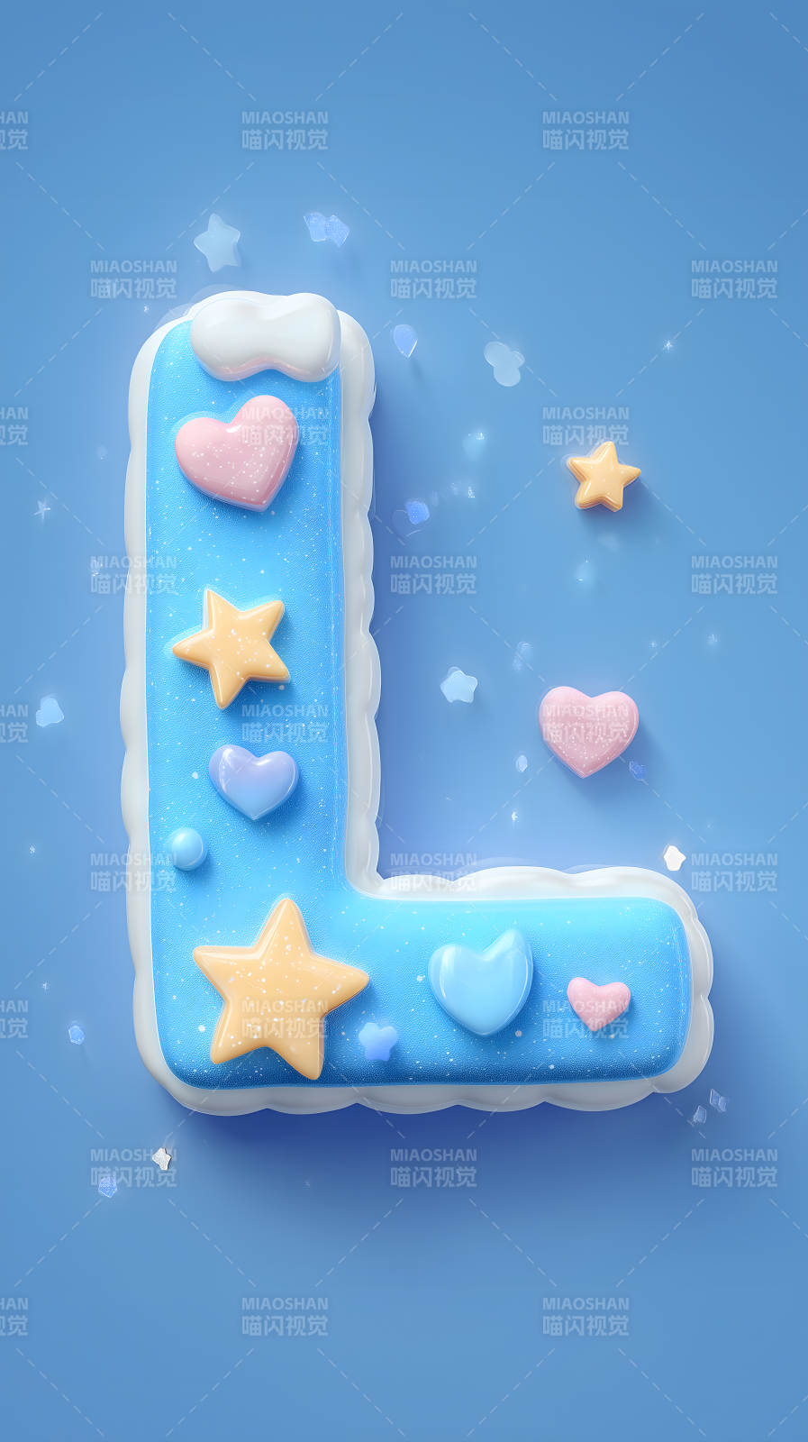 可爱卡通字母L装饰图片