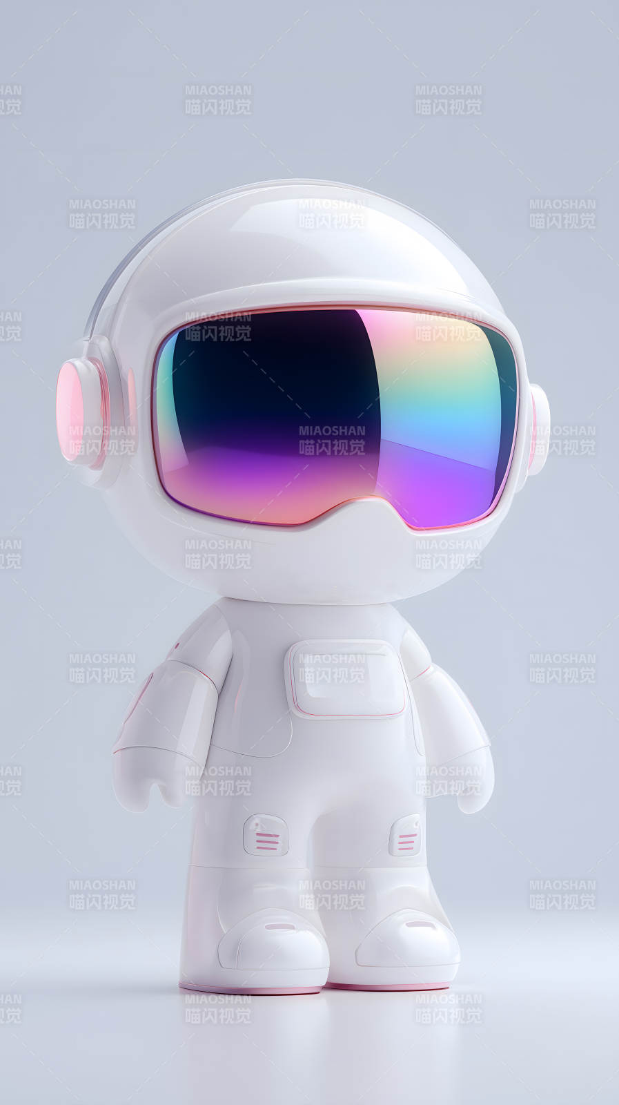 未来感十足的可爱机器人图片