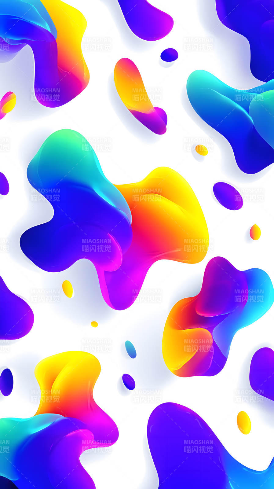 炫彩流体色彩抽象壁纸图片