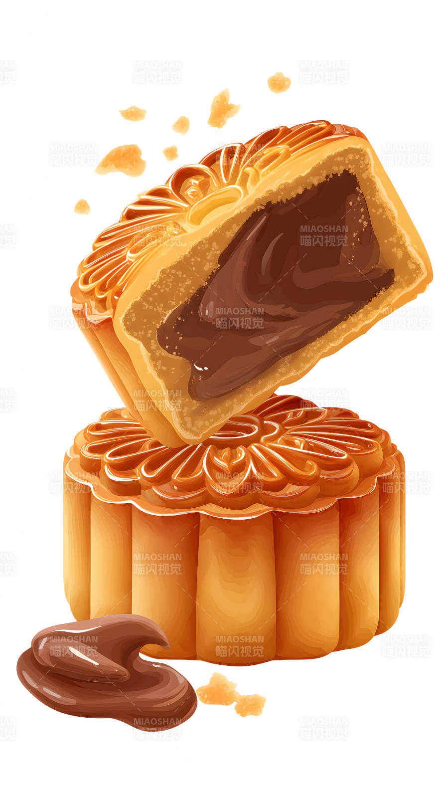 中秋月饼美味诱惑图片