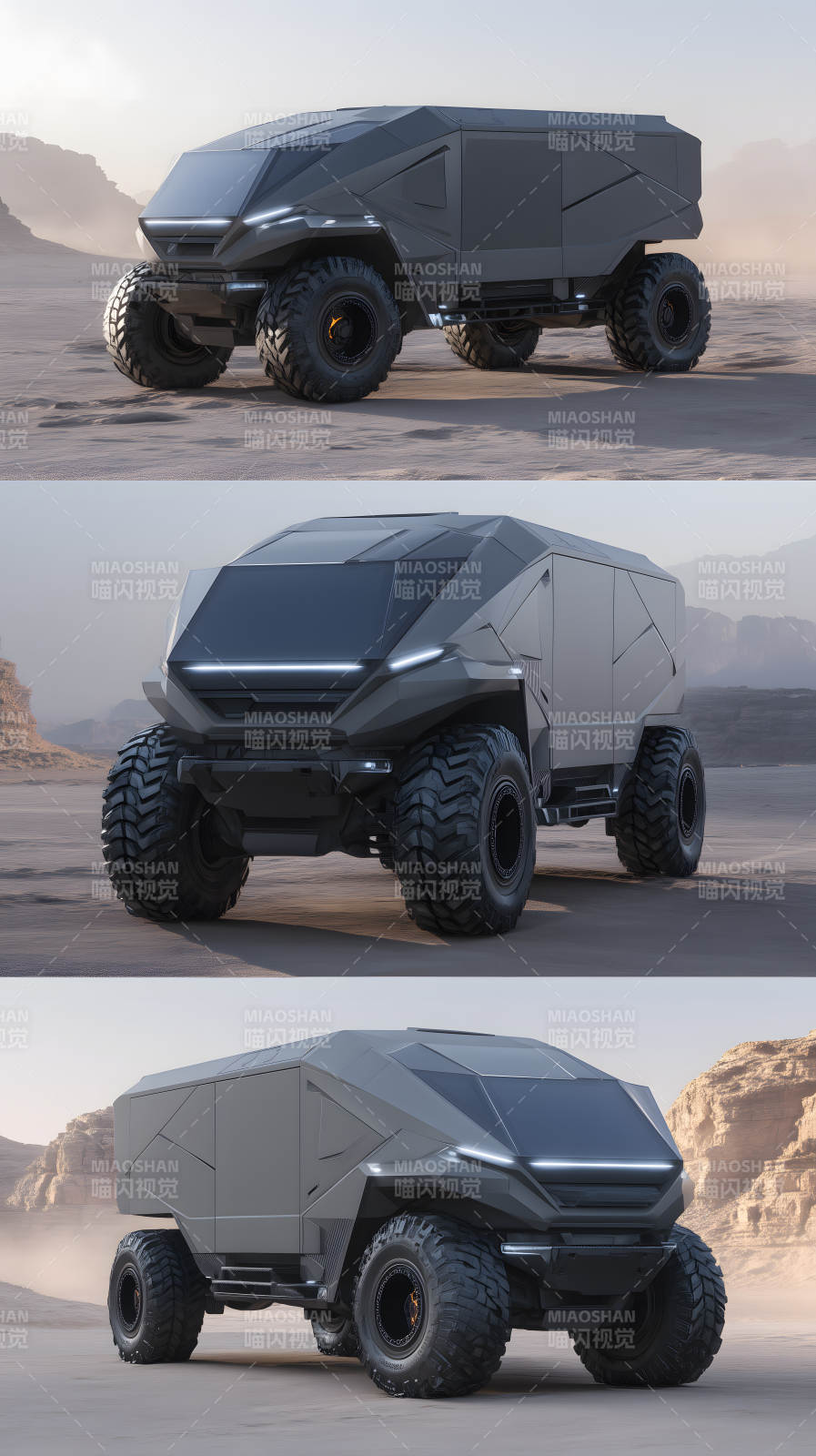 未来沙漠探险越野车图片