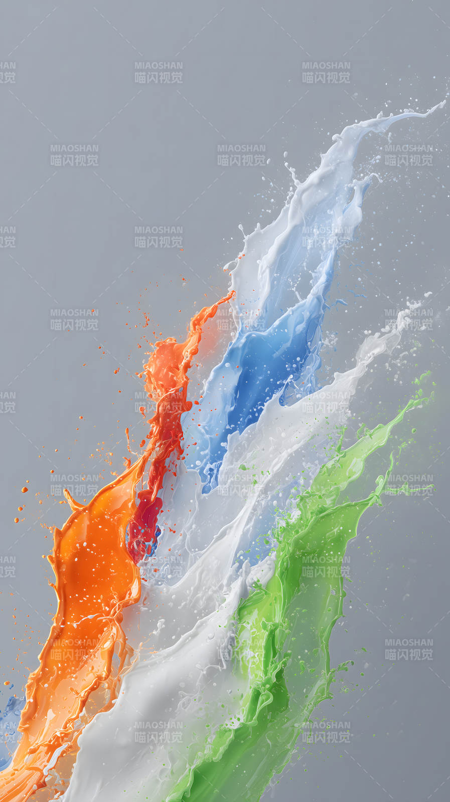 色彩飞溅的绚丽画面图片