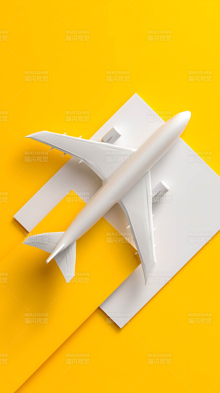 白色飞机的明快旅程图片