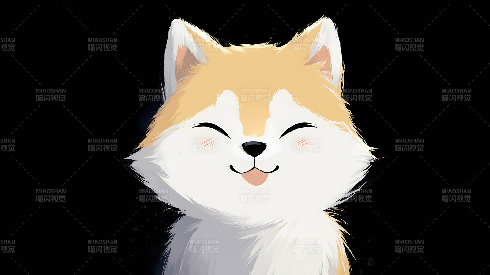 可爱的小狗开心笑图片