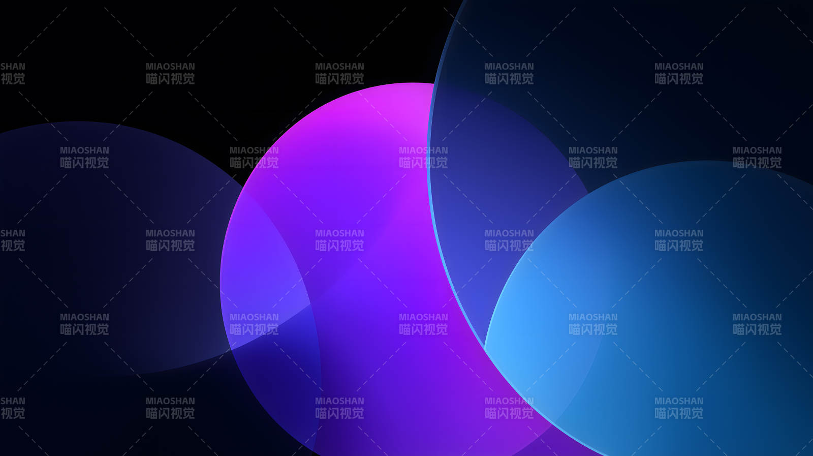 炫彩圆形抽象背景图图片