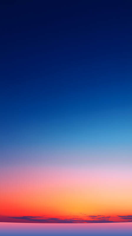 绚丽多彩的日落天空图片