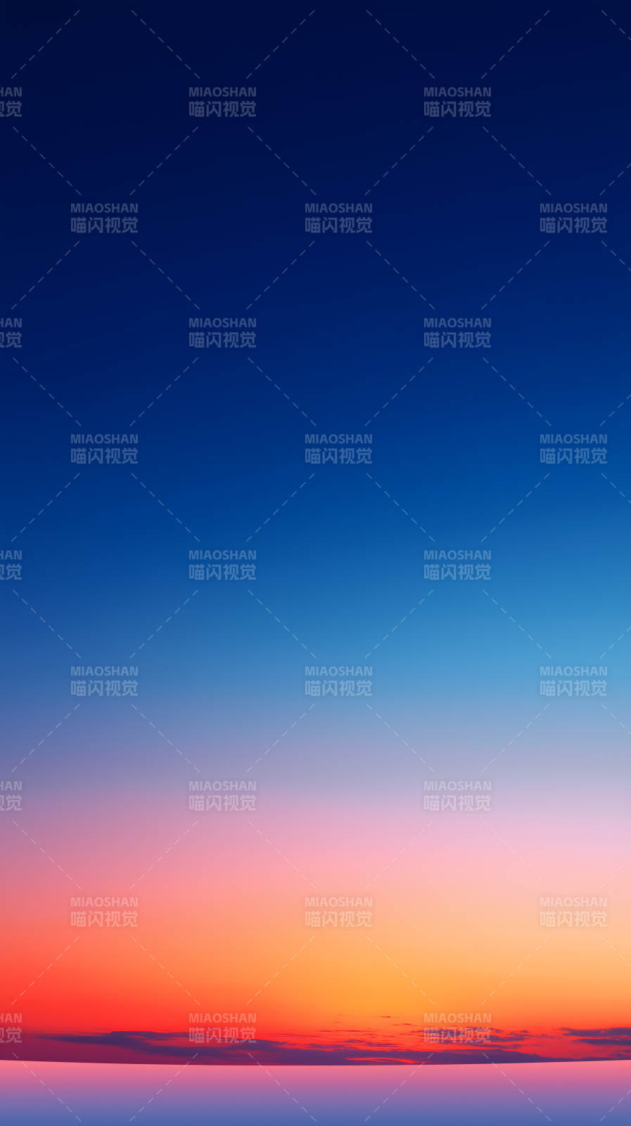 绚丽多彩的日落天空图片