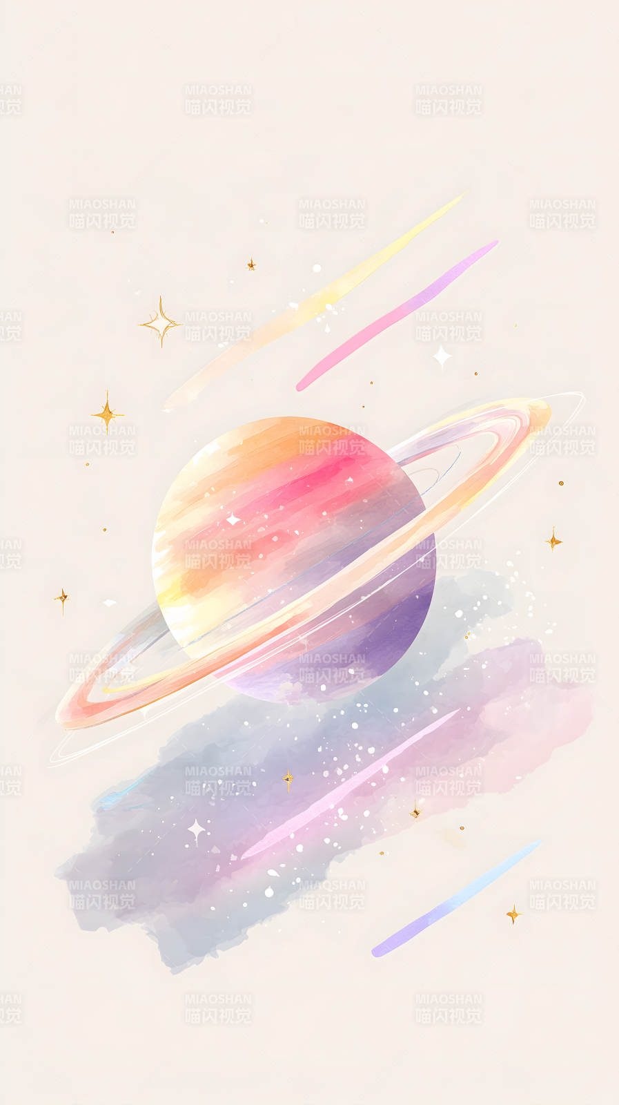 梦幻星球与星云图图片