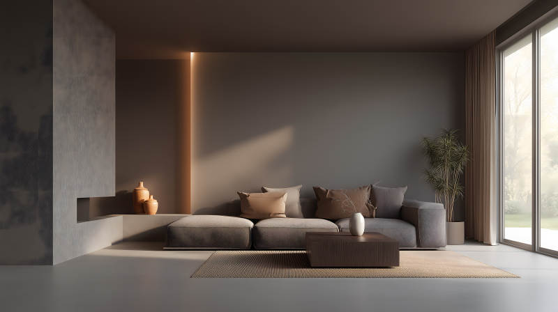 极简主义现代化客厅设计图片