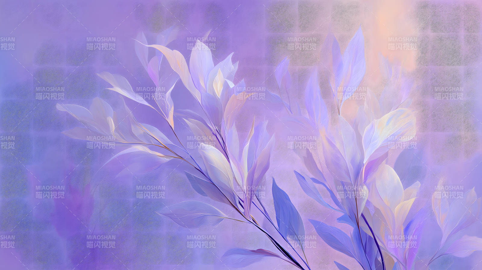 梦幻紫罗兰花卉艺术图图片