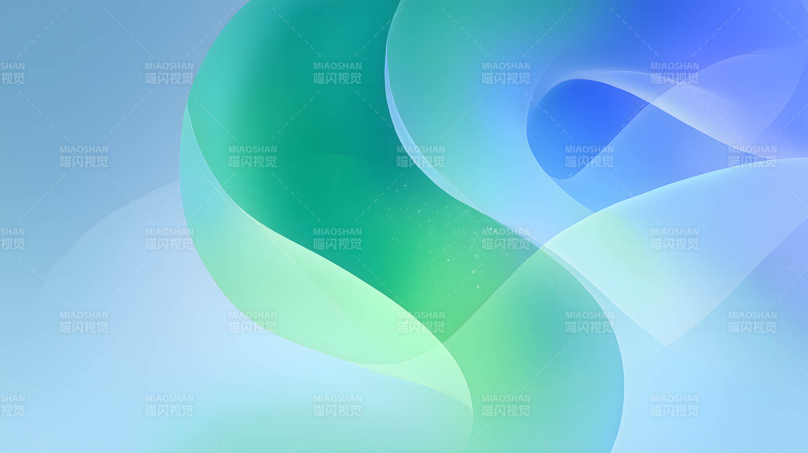 柔和色彩的抽象波浪图片