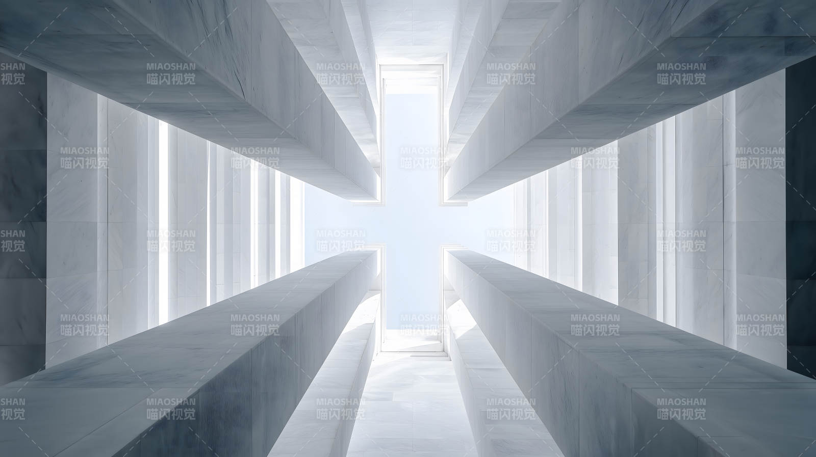 白色大理石建筑的十字架图片