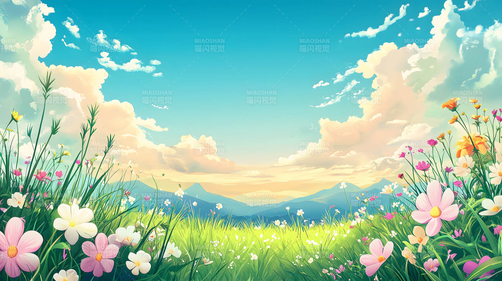 春日田园风光图片