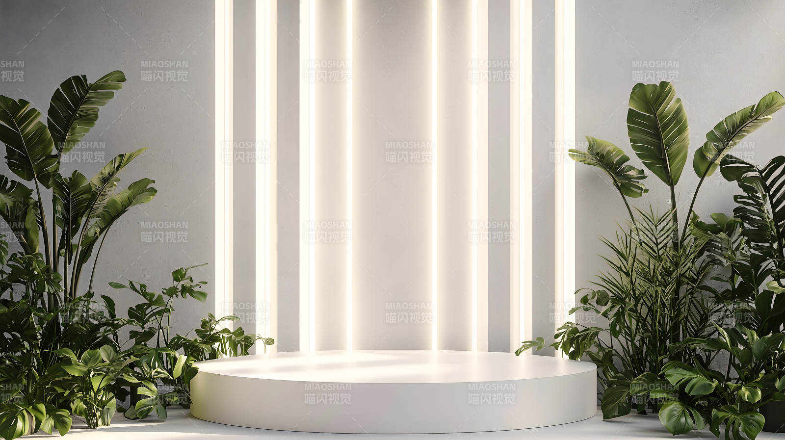 简约风格产品展示台图片