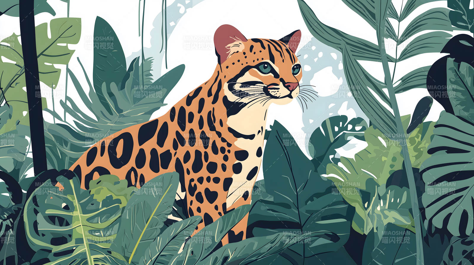 丛林豹猫图片