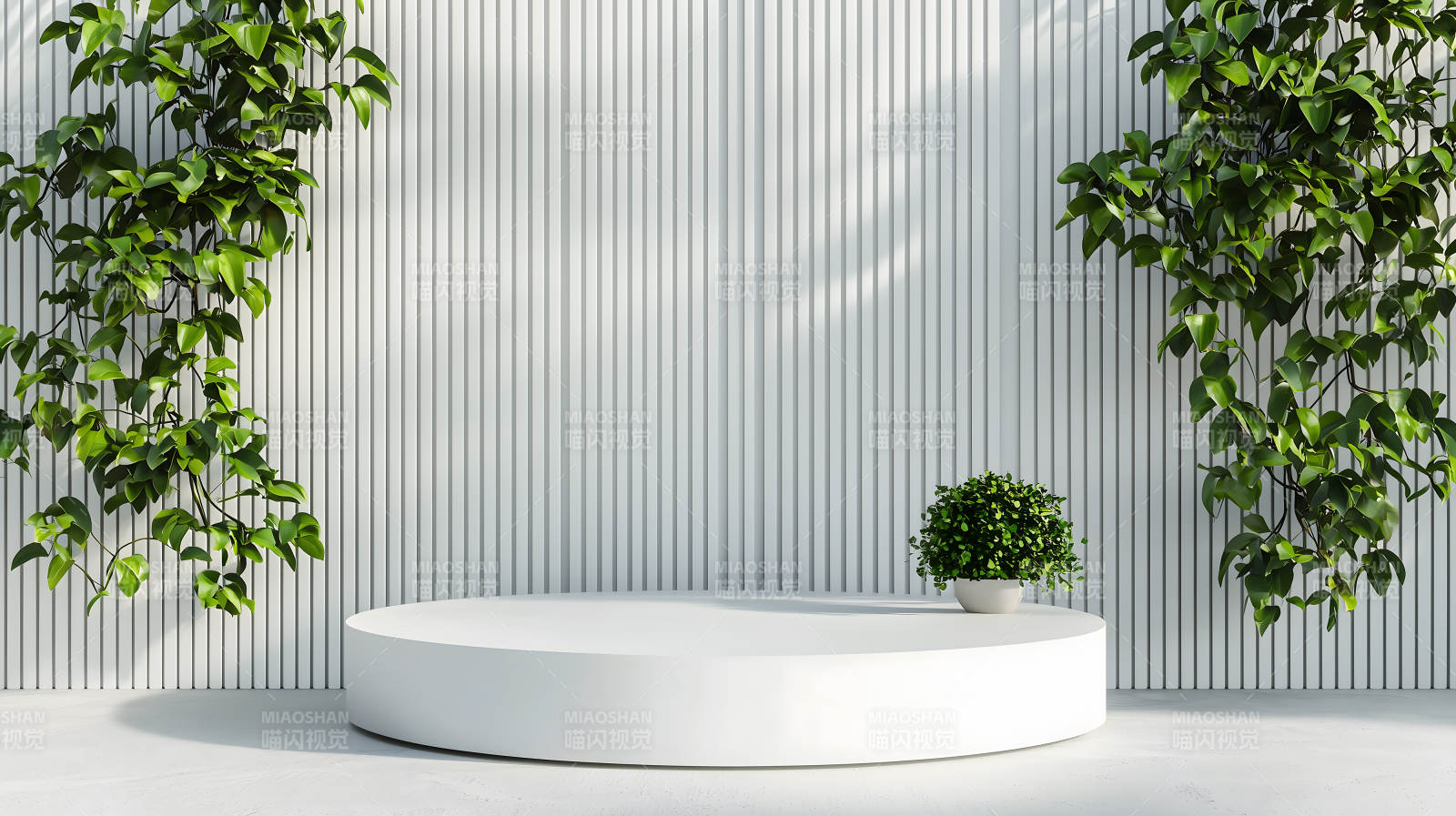 简约风格产品展示台图片