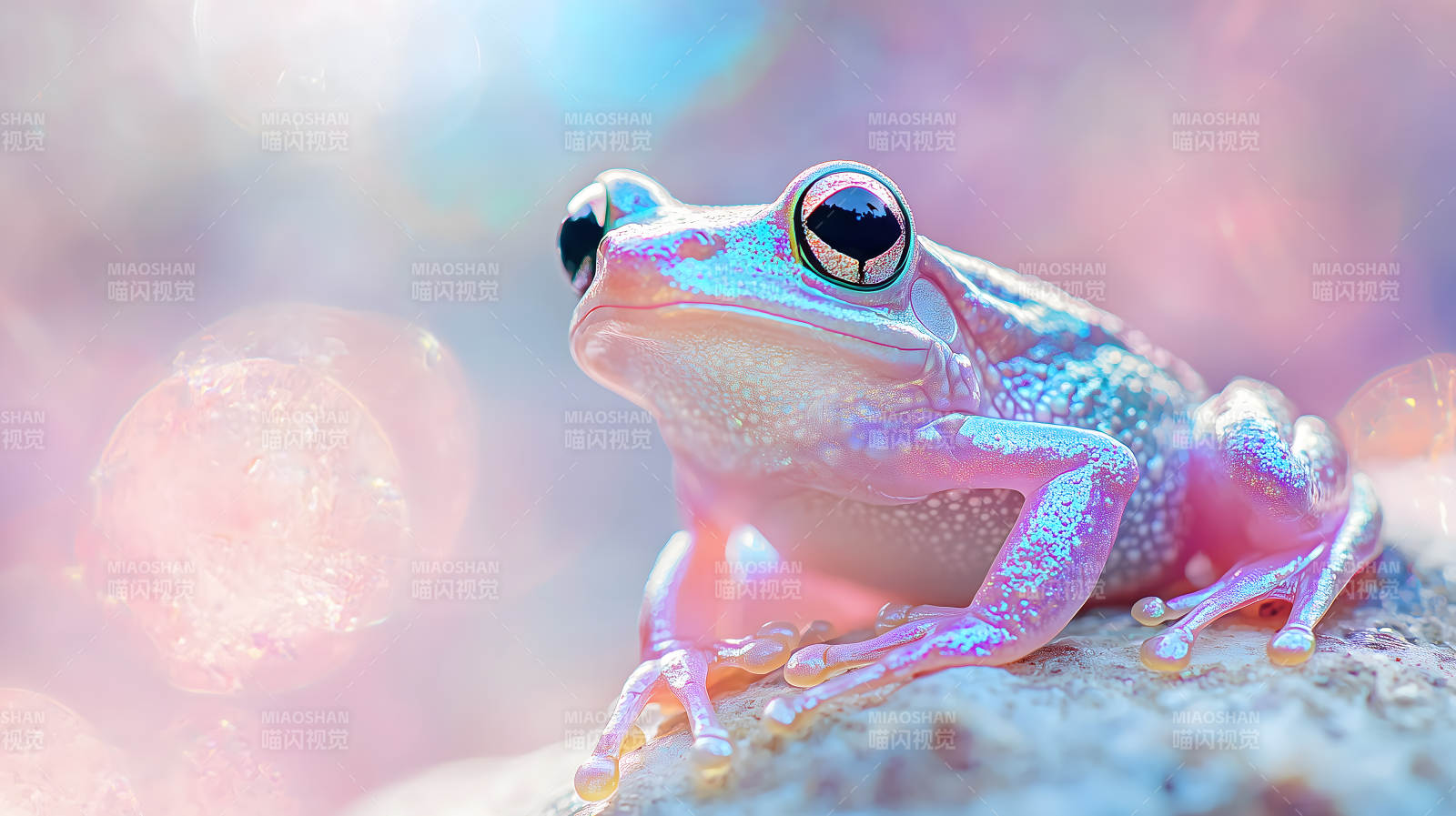 梦幻彩虹蛙图片