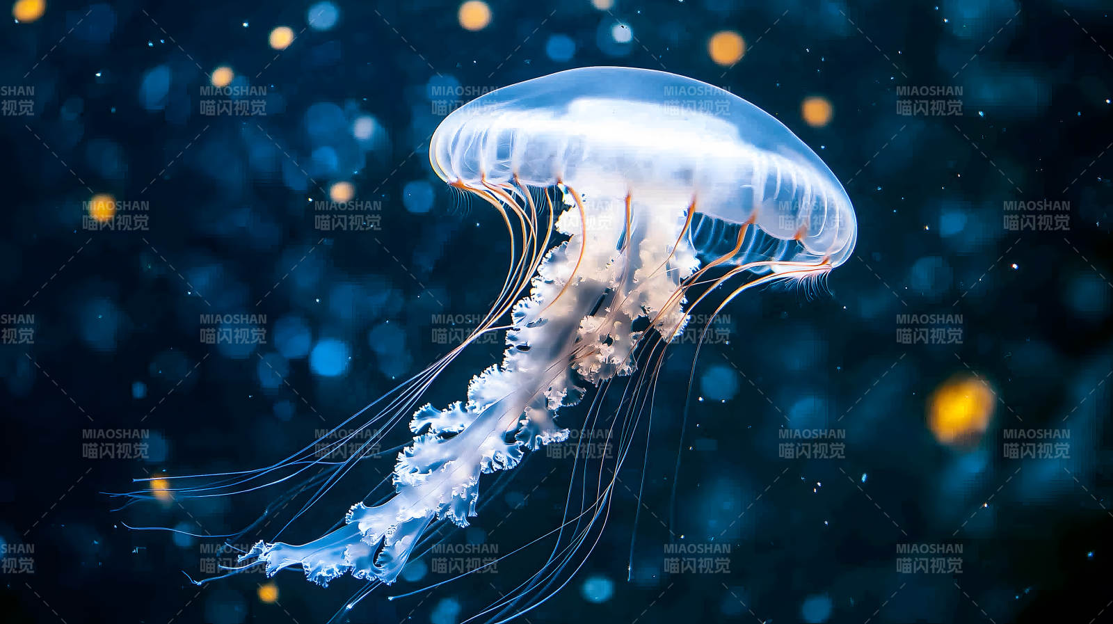 幽蓝深海的精灵图片